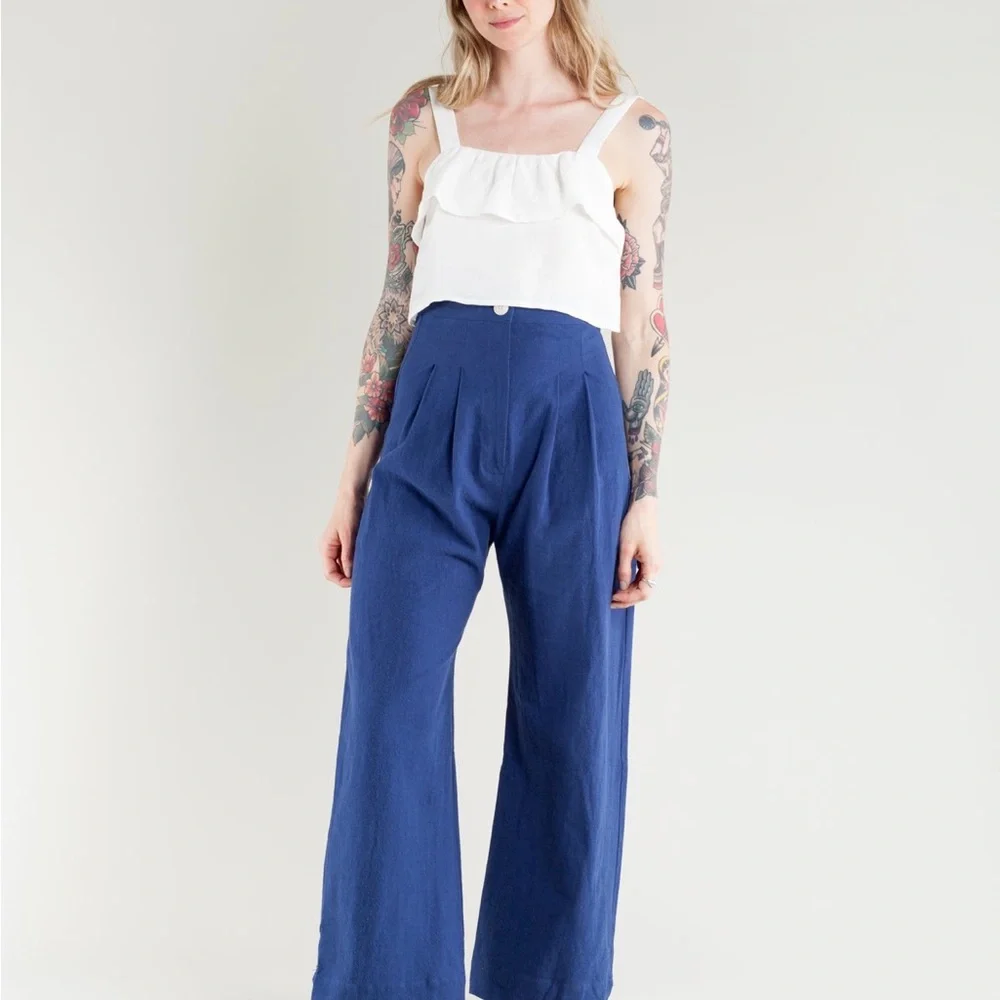 First Rite Ruffle Tank Top size Small. - Picture 10 of 11